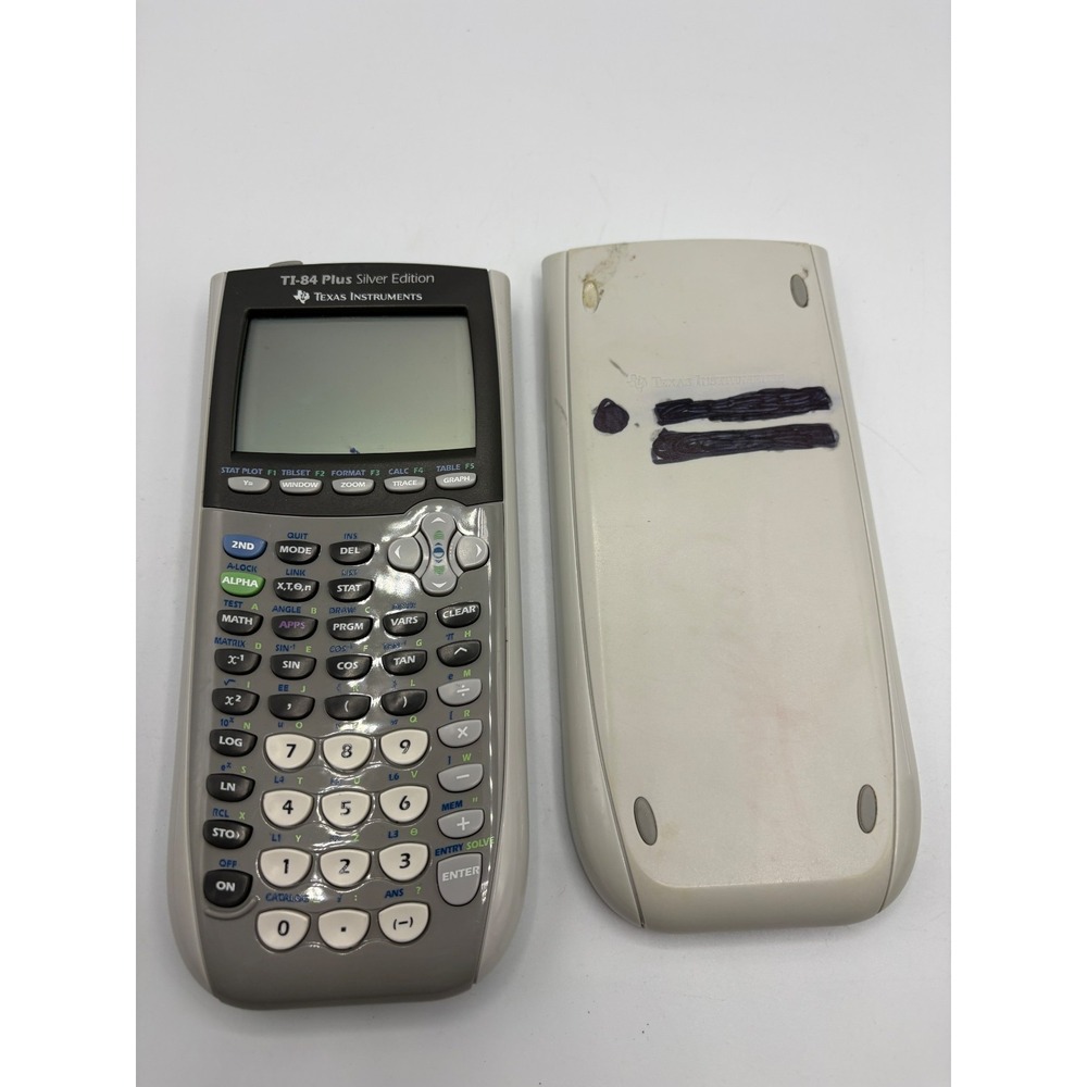 Texas Instruments TI-84 Plus Silver Edition Graphing Calculator Tested Cover